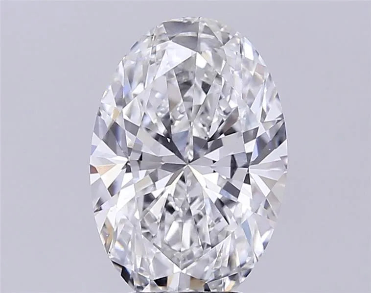 3.81ct Oval Lab Grown Diamond (Colour F, Clarity VVS2, IGI Certified)