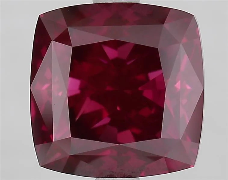 3.82ct Cushion modified Lab Grown Diamond (Colour Fancy Deep Pink, Clarity VVS2, IGI Certified)