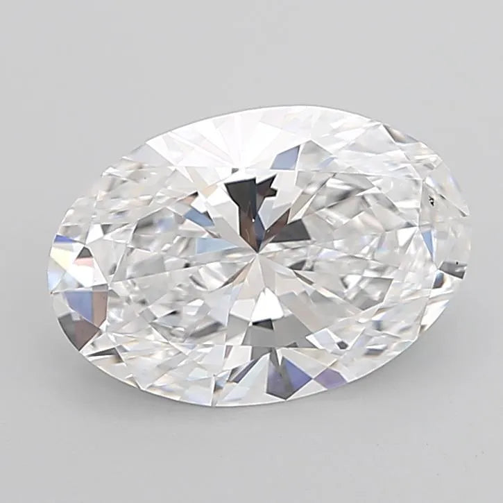 3.82ct Oval Lab Grown Diamond (Colour D, Clarity IF, IGI Certified)