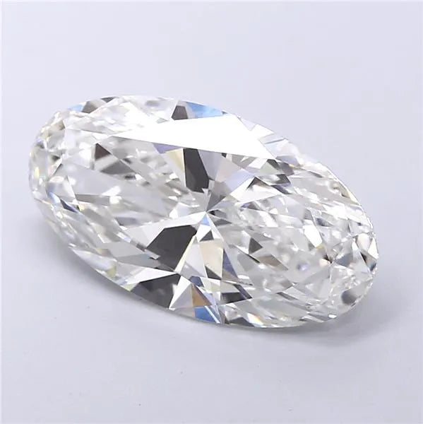 3.82ct Oval Lab Grown Diamond (Colour F, Clarity VVS2, IGI Certified)