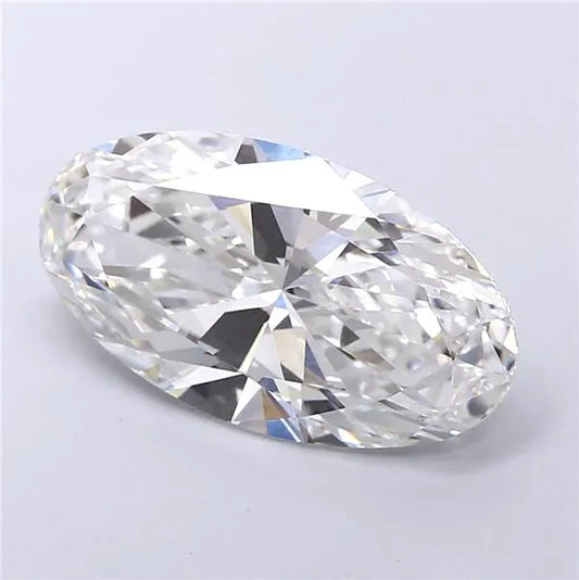 3.82ct Oval Lab Grown Diamond (Colour F, Clarity VVS2, IGI Certified)