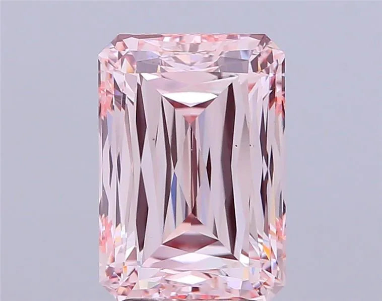 3.82ct Radiant Lab Grown Diamond (Colour Fancy Intense Pink, Clarity VS1, IGI Certified)
