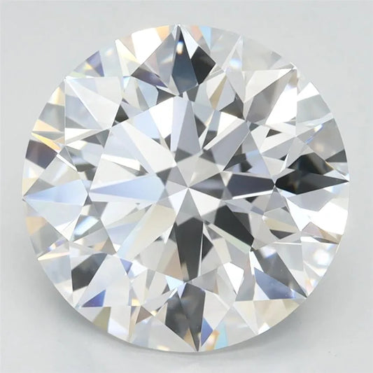 3.82ct Round Lab Grown Diamond (Colour D, Clarity IF, Cut ID, IGI Certified)