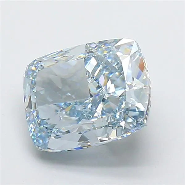 3.83ct Cushion modified Lab Grown Diamond (Colour Fancy Intense Blue, Clarity VVS2, IGI Certified)