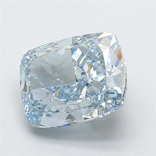 3.83ct Cushion modified Lab Grown Diamond (Colour Fancy Intense Blue, Clarity VVS2, IGI Certified)