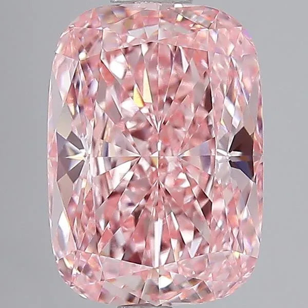 3.83ct Cushion modified Lab Grown Diamond (Colour Fancy Vivid Pink, Clarity VVS2, IGI Certified)