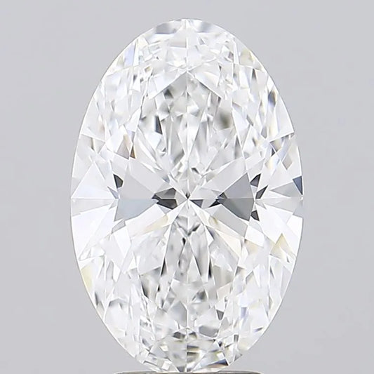 3.83ct Oval Lab Grown Diamond (Colour D, Clarity IF, IGI Certified)