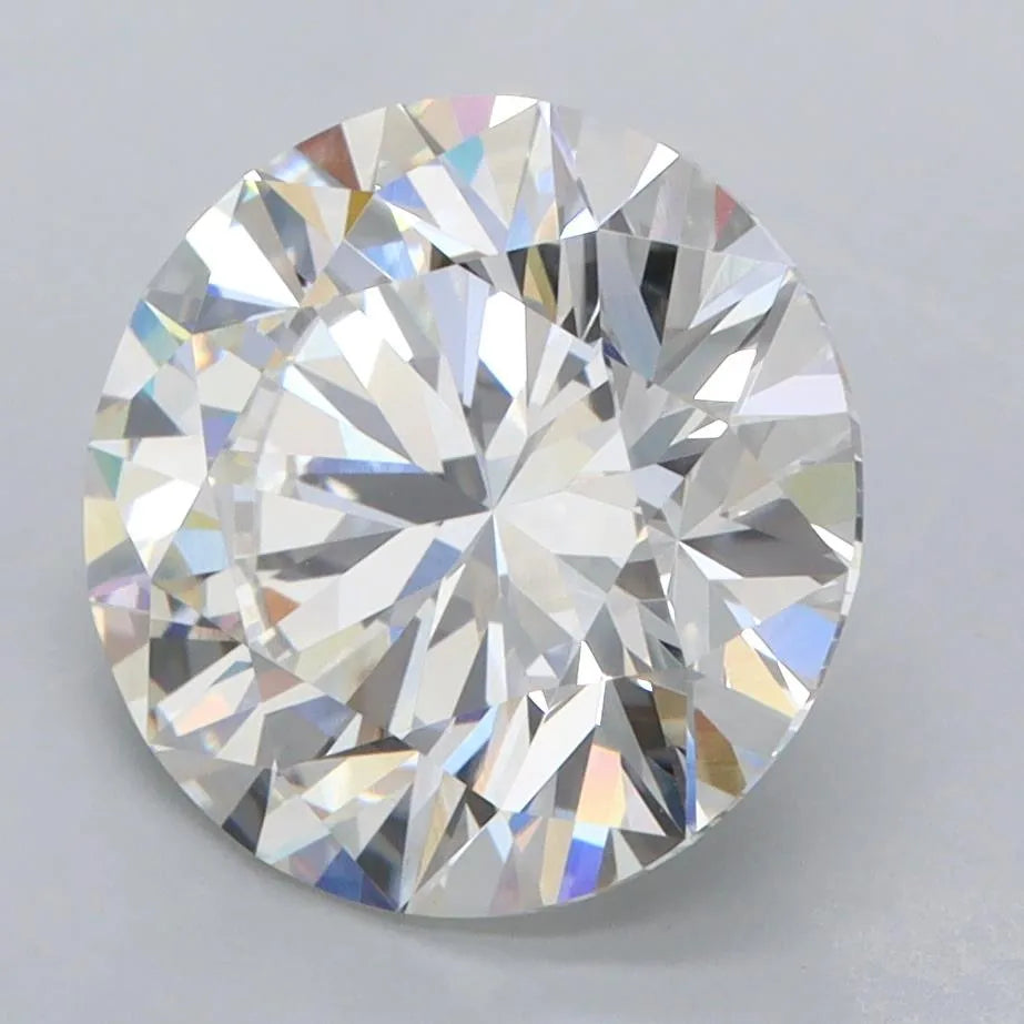 3.83ct Round Lab Grown Diamond (Colour G, Clarity VVS2, Cut ID, IGI Certified)