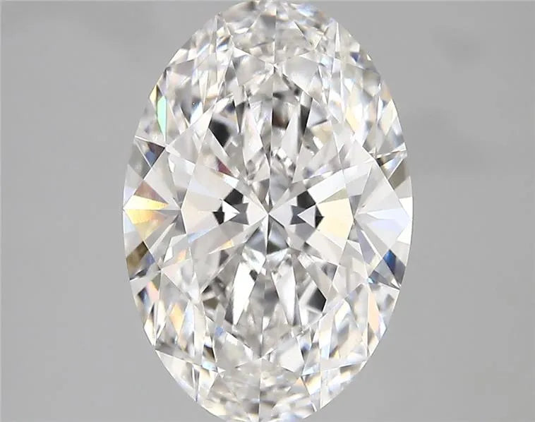 3.84ct Oval Lab Grown Diamond (Colour D, Clarity VVS2, IGI Certified)