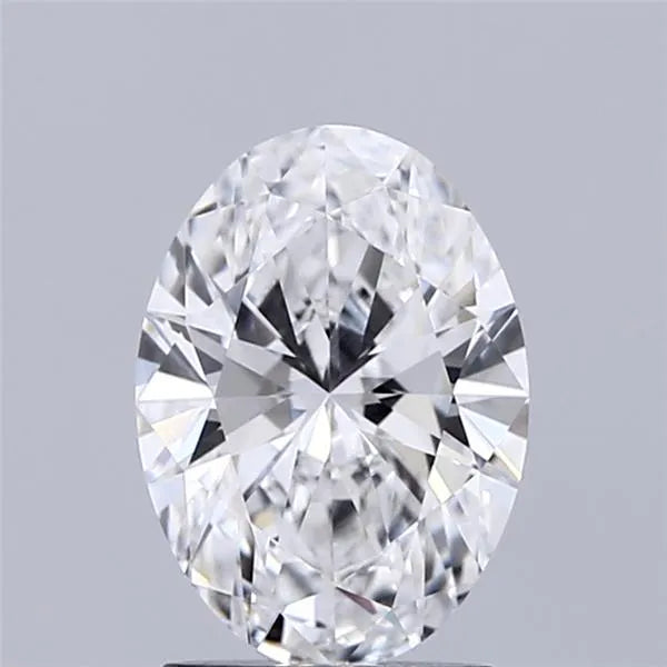 3.84ct Oval Lab Grown Diamond (Colour D, Clarity VVS2, IGI Certified)