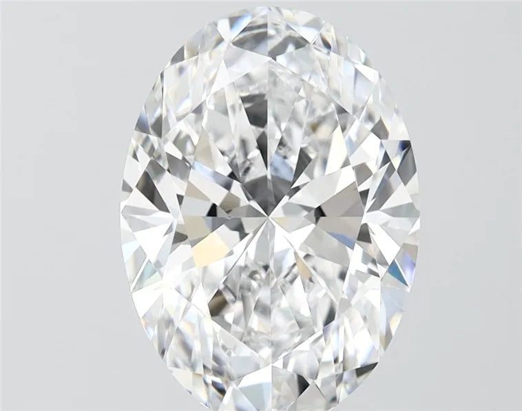 3.85ct Oval Lab Grown Diamond (Colour D, Clarity IF, IGI Certified)