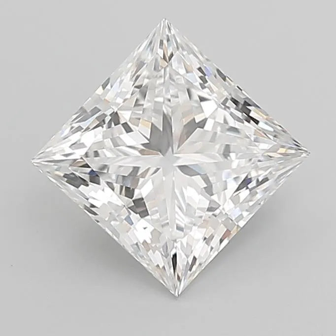 3.85ct Princess Lab Grown Diamond (Colour E, Clarity VVS2, GIA Certified)