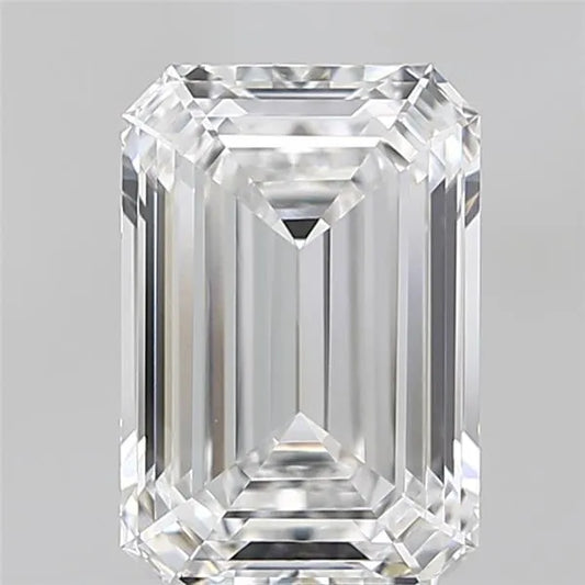 3.86ct Emerald Lab Grown Diamond (Colour D, Clarity VVS1, IGI Certified)