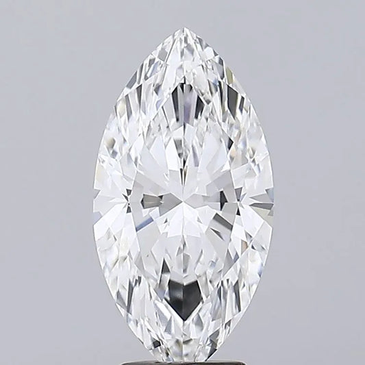 3.86ct Marquise Lab Grown Diamond (Colour E, Clarity VVS2, GIA Certified)
