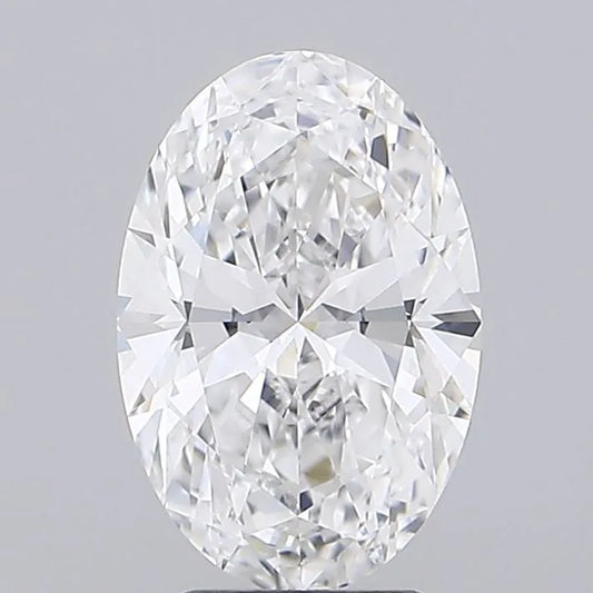 3.86ct Oval Lab Grown Diamond (Colour D, Clarity VVS1, IGI Certified)