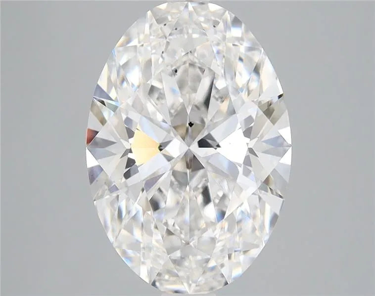 3.86ct Oval Lab Grown Diamond (Colour E, Clarity SI1, IGI Certified)