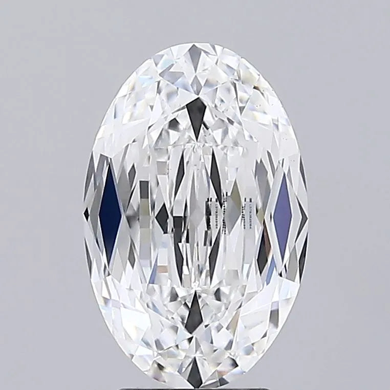 3.86ct Oval Lab Grown Diamond (Colour E, Clarity VS1, IGI Certified)