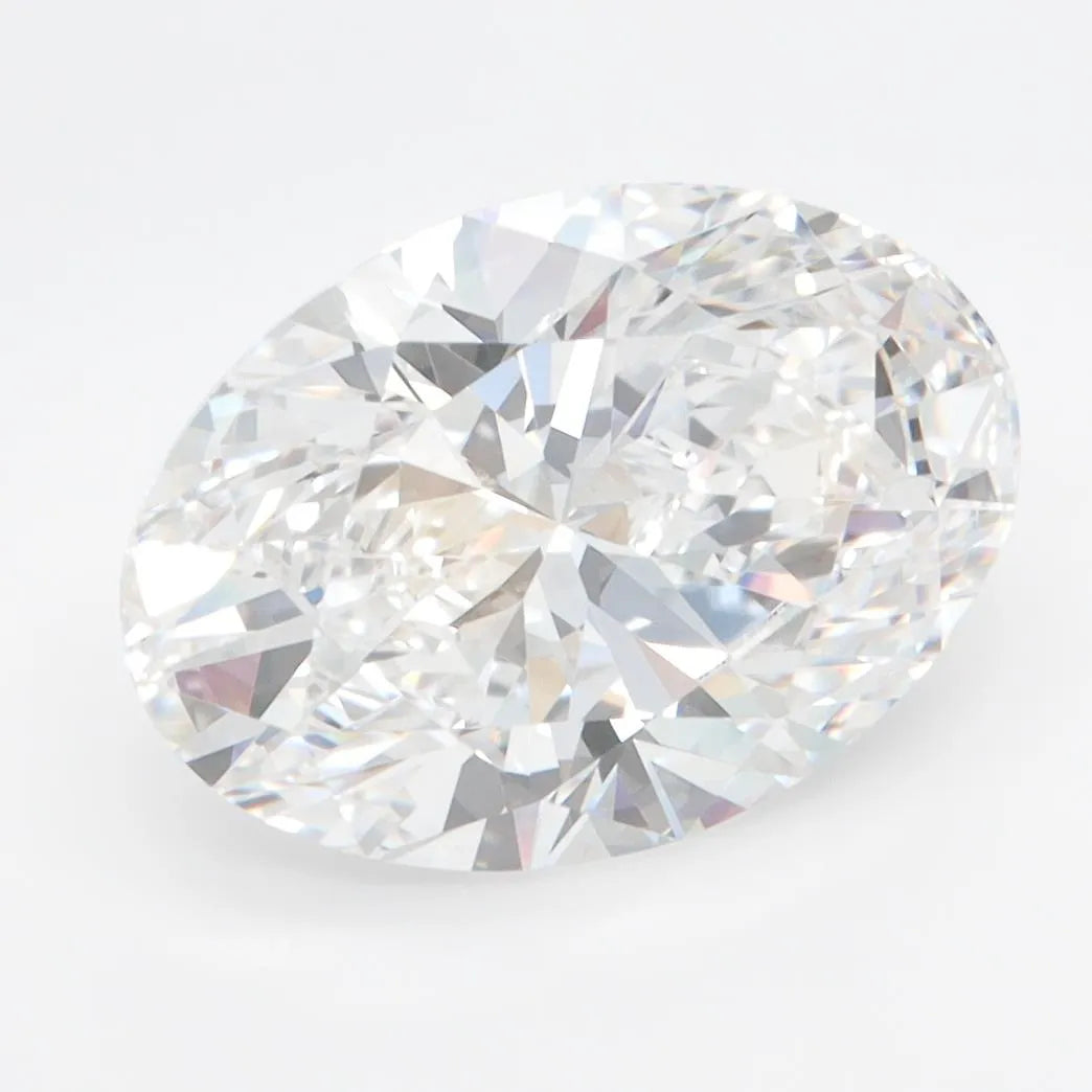 3.87ct Oval Lab Grown Diamond (Colour E, Clarity IF, IGI Certified)