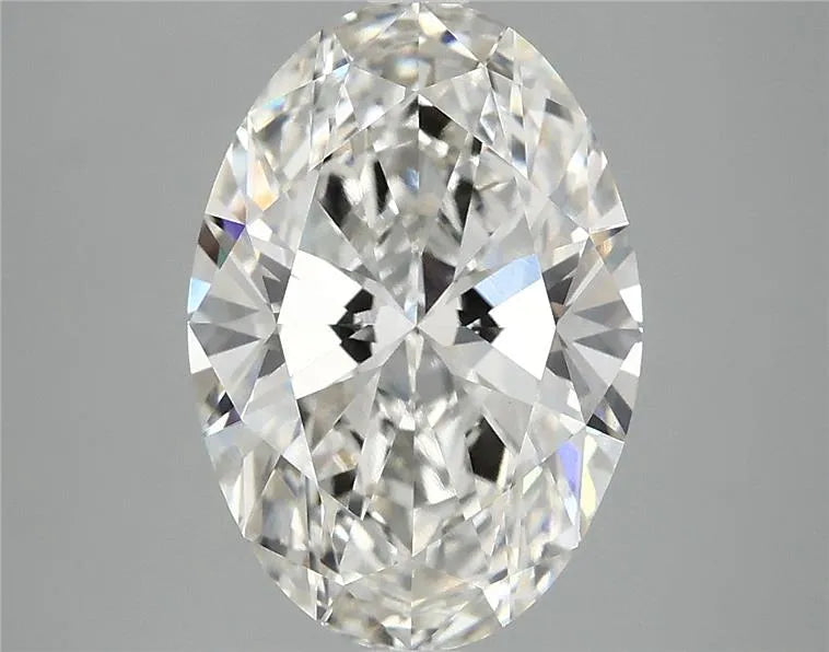 3.88ct Oval Lab Grown Diamond (Colour G, Clarity VVS2, IGI Certified)