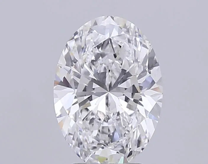 3.89ct Oval Lab Grown Diamond (Colour D, Clarity VVS2, IGI Certified)