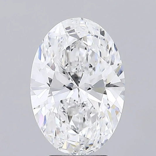 3.89ct Oval Lab Grown Diamond (Colour E, Clarity VVS2, IGI Certified)