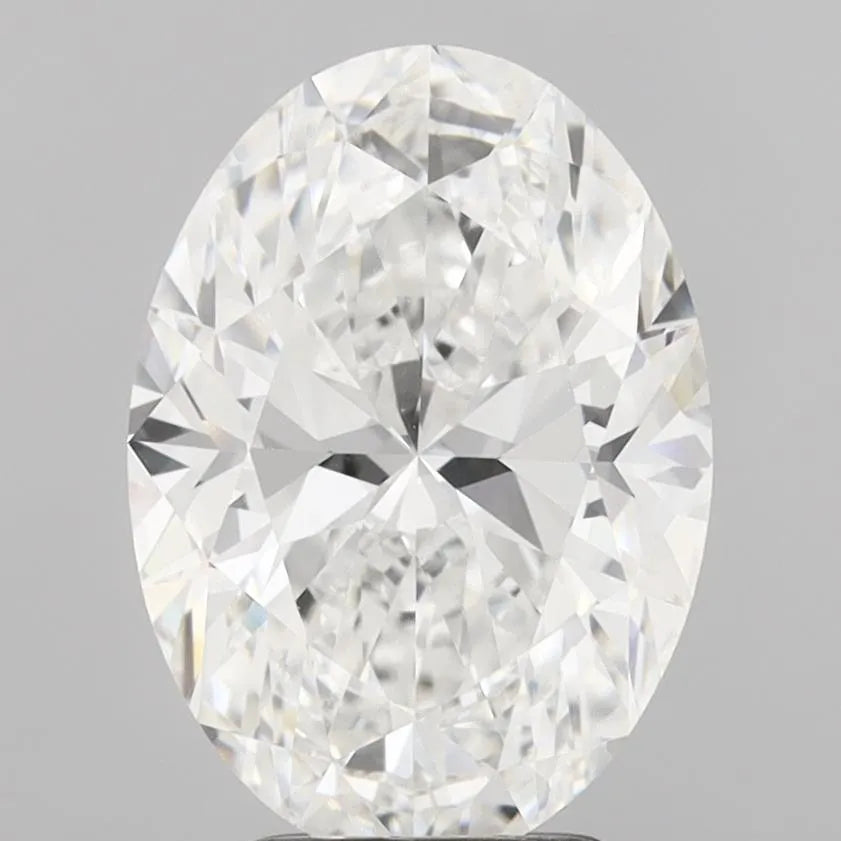 3.89ct Oval Lab Grown Diamond (Colour E, Clarity VVS2, IGI Certified)