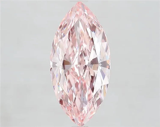 3.90ct Marquise Lab Grown Diamond (Colour Fancy Intense Pink, Clarity VS1, IGI Certified)