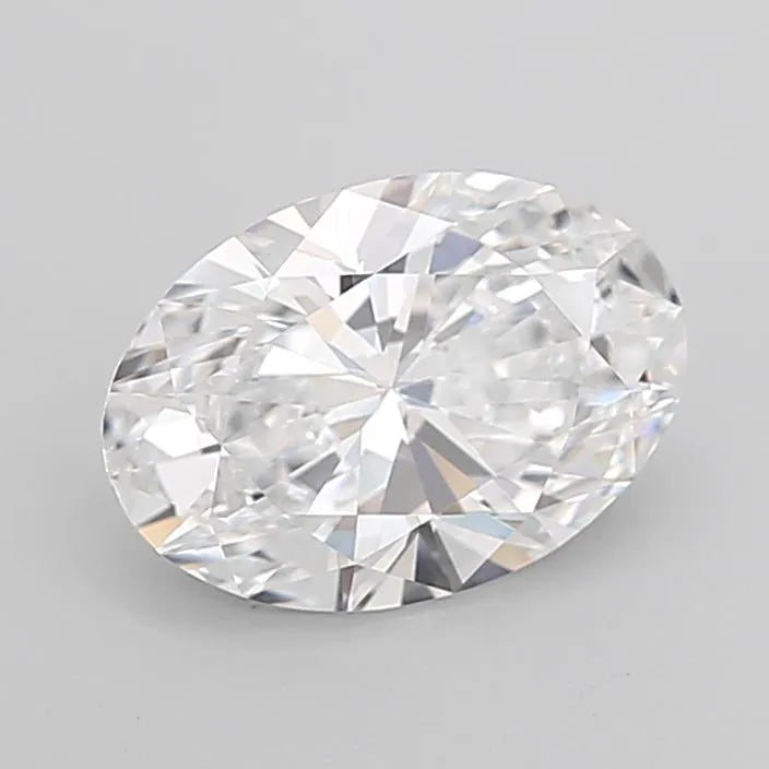 3.90ct Oval Lab Grown Diamond (Colour D, Clarity IF, Cut EX, IGI Certified)
