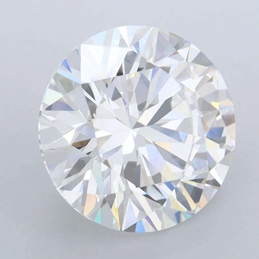 3.90ct Round Lab Grown Diamond (Colour D, Clarity FL, Cut ID, IGI Certified)