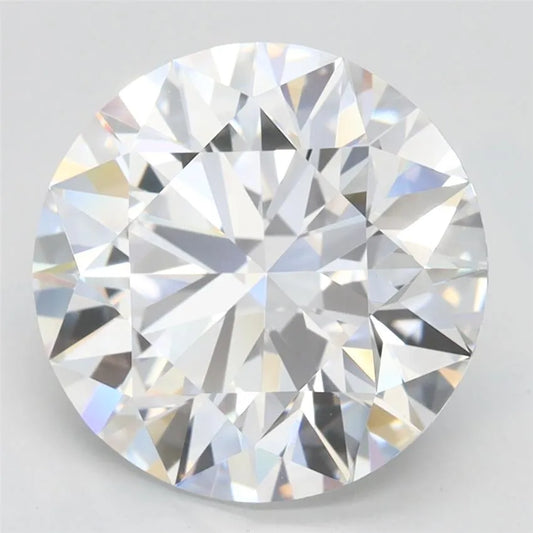 3.90ct Round Lab Grown Diamond (Colour D, Clarity IF, Cut ID, IGI Certified)