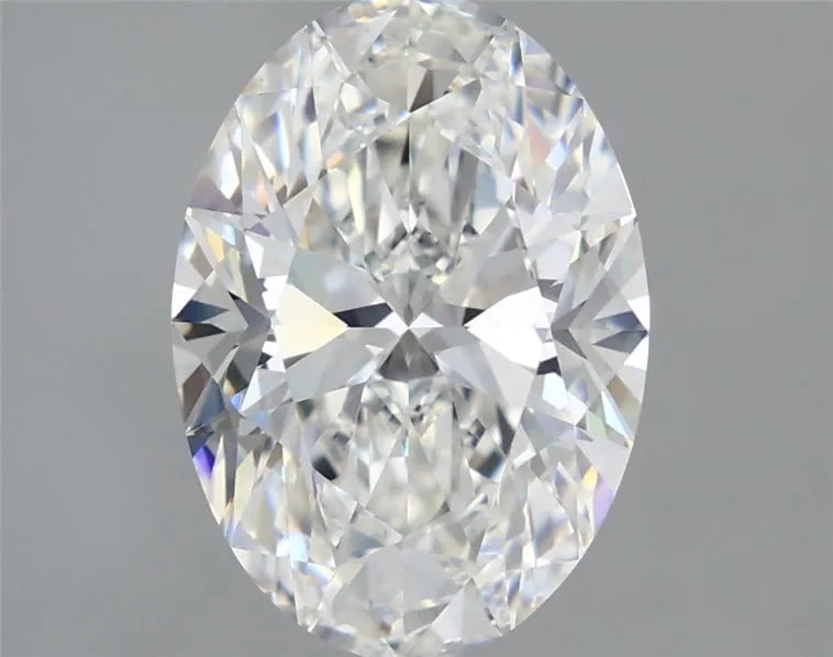 3.91ct Oval Lab Grown Diamond (Colour F, Clarity VVS2, IGI Certified)