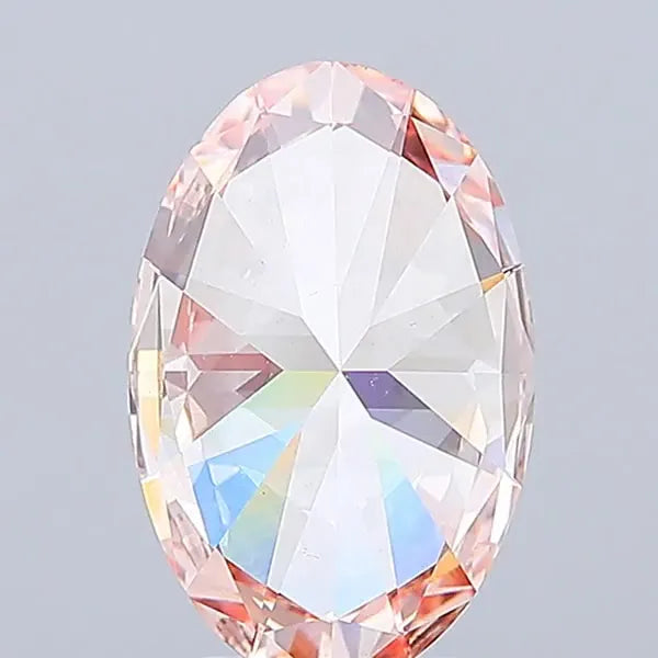 3.91ct Oval Lab Grown Diamond (Colour Fancy Intense Pink, Clarity VS1, IGI Certified)