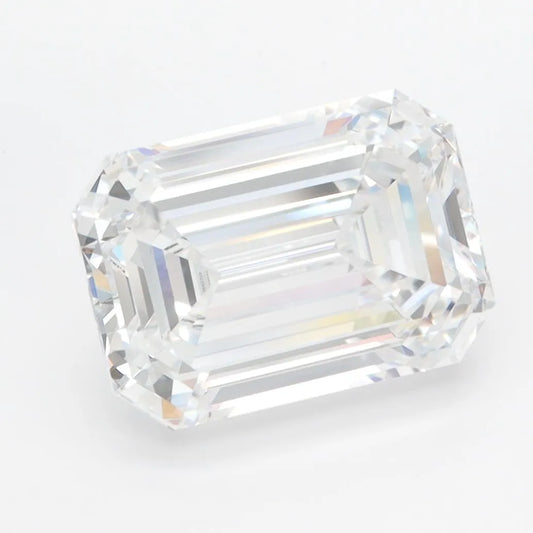 3.92ct Emerald Lab Grown Diamond (Colour D, Clarity VVS1, IGI Certified)