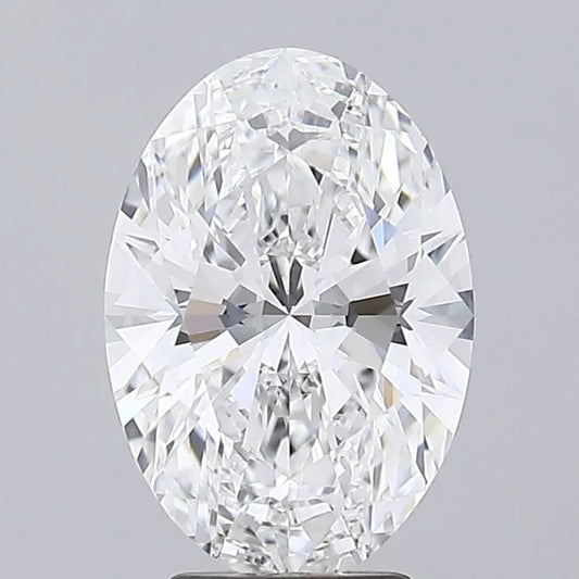3.92ct Oval Lab Grown Diamond (Colour D, Clarity IF, IGI Certified)