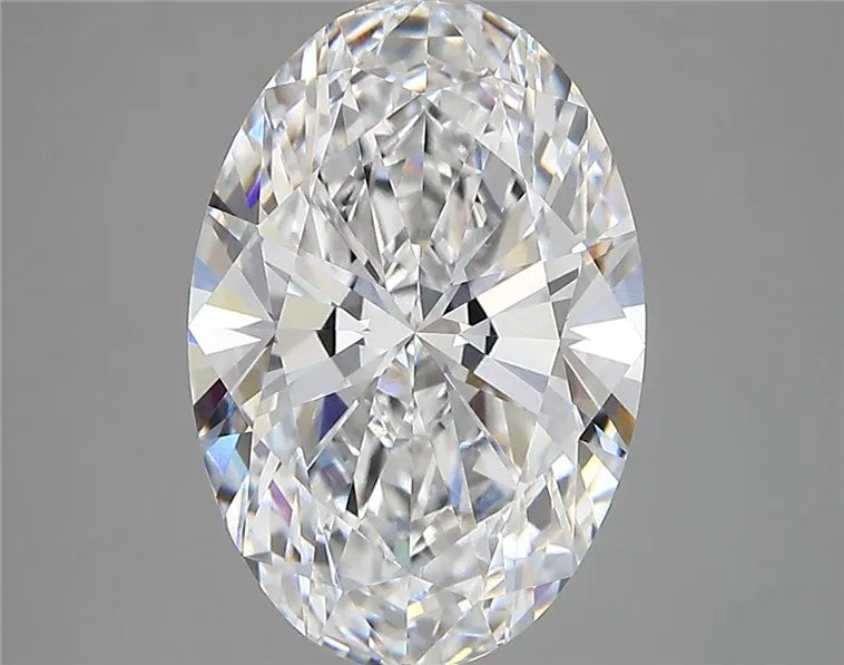 3.92ct Oval Lab Grown Diamond (Colour D, Clarity VVS2, IGI Certified)