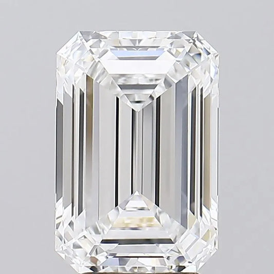3.93ct Emerald Lab Grown Diamond (Colour D, Clarity VVS1, IGI Certified)