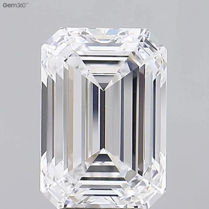 3.93ct Emerald Lab Grown Diamond (Colour D, Clarity VVS2, IGI Certified)