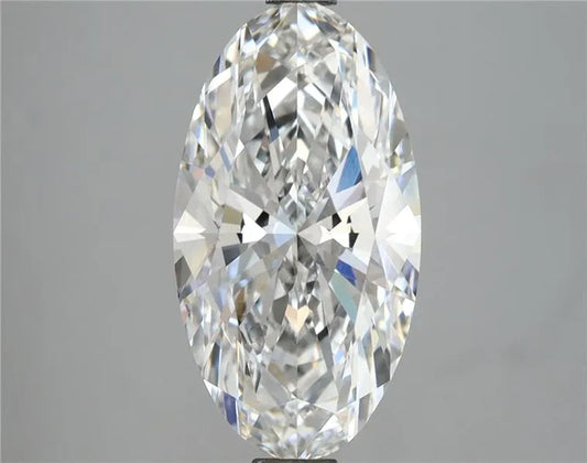 3.93ct Oval Lab Grown Diamond (Colour E, Clarity VVS2, IGI Certified)