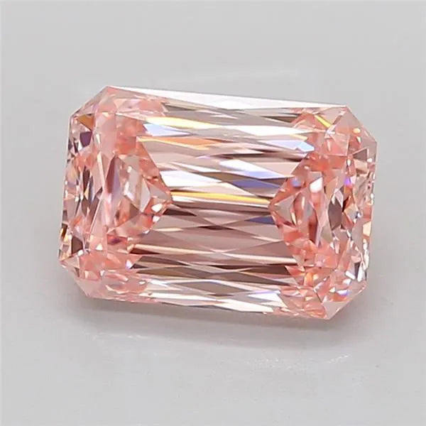 3.95ct Radiant Lab Grown Diamond (Colour Fancy Intense Pink, Clarity VVS2, IGI Certified)