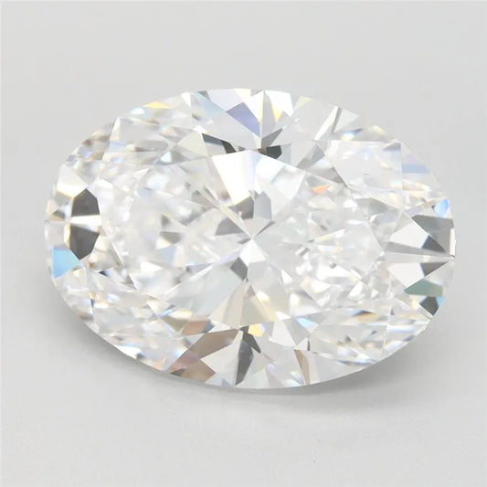 3.96ct Oval Lab Grown Diamond (Colour D, Clarity IF, IGI Certified)