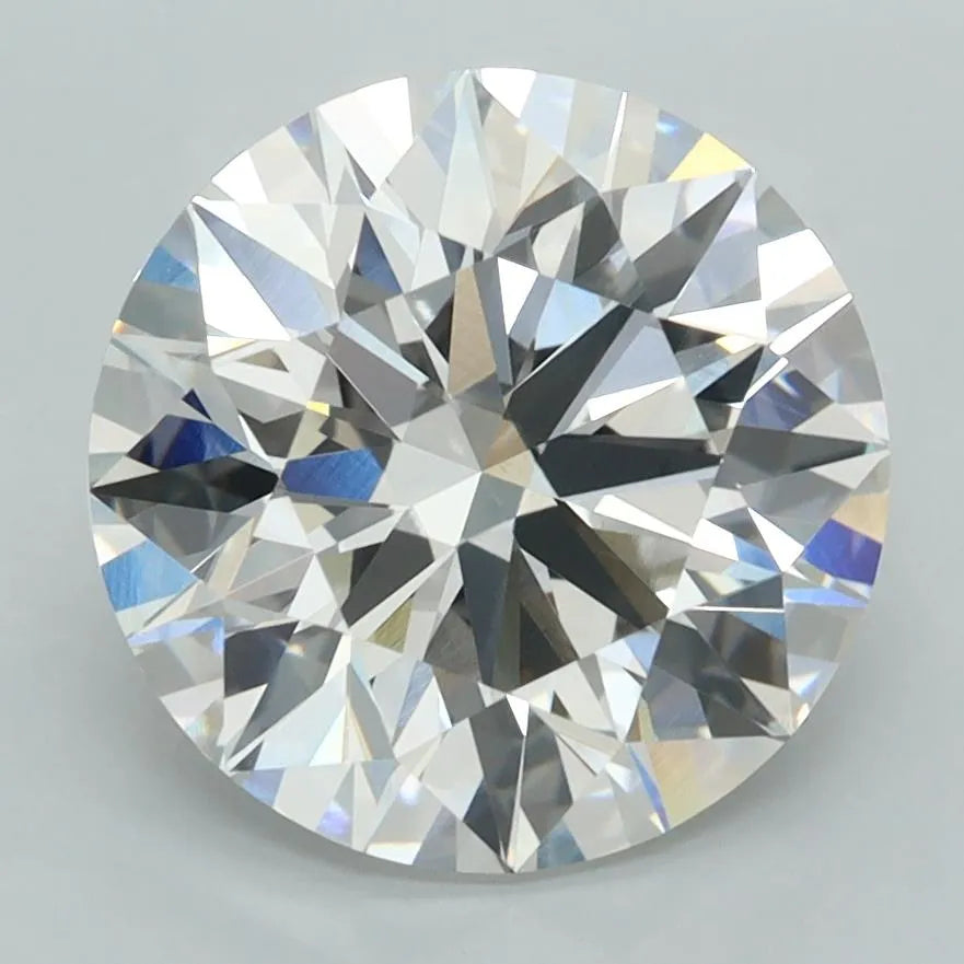 3.96ct Round Lab Grown Diamond (Colour E, Clarity VVS1, Cut ID, IGI Certified)