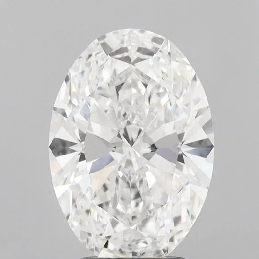 3.97ct Oval Lab Grown Diamond (Colour D, Clarity IF, IGI Certified)