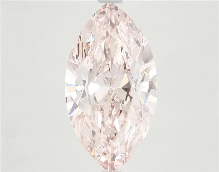 3.98ct Marquise Lab Grown Diamond (Colour Fancy Vivid Pink, Clarity VS2, IGI Certified)