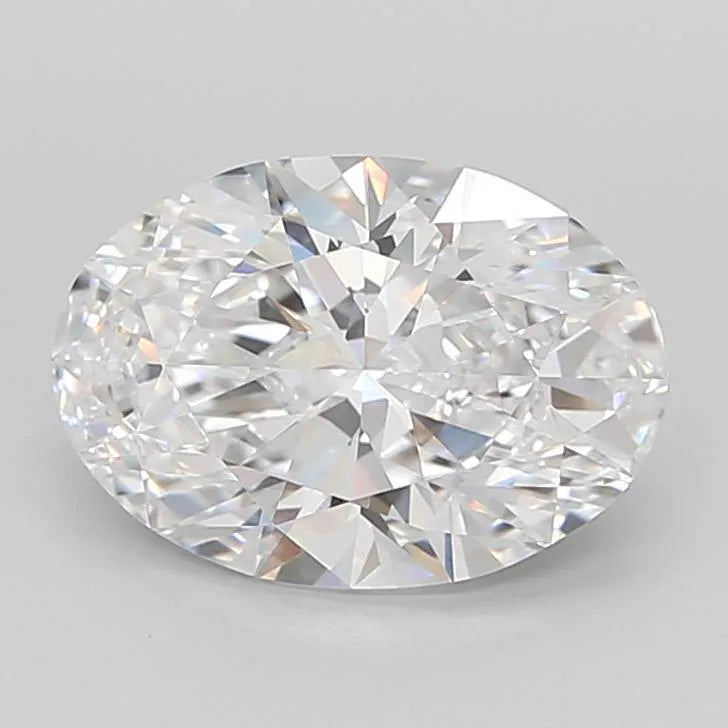 3.98ct Oval Lab Grown Diamond (Colour D, Clarity IF, Cut EX, IGI Certified)