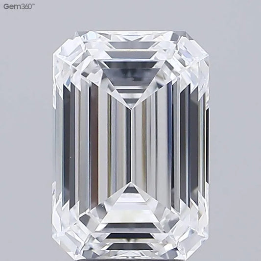 3.99ct Emerald Lab Grown Diamond (Colour E, Clarity VVS2, GIA Certified)