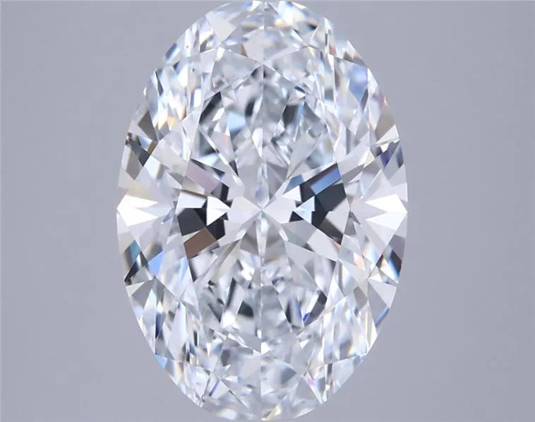 3.99ct Oval Lab Grown Diamond (Colour E, Clarity VVS1, IGI Certified)