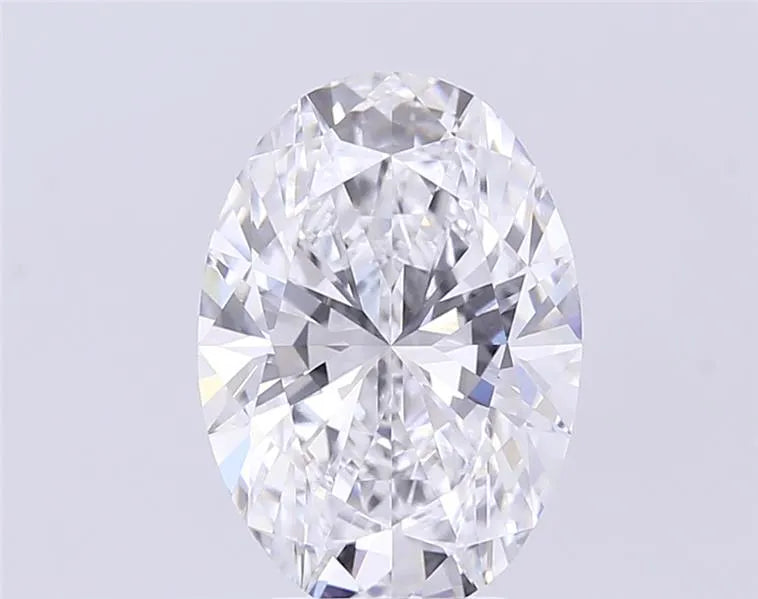 3.99ct Oval Lab Grown Diamond (Colour E, Clarity VVS2, GIA Certified)