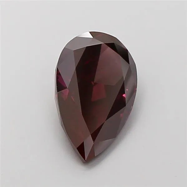 3.99ct Pear Lab Grown Diamond (Colour Fancy Dark Pink, Clarity VS1, IGI Certified)