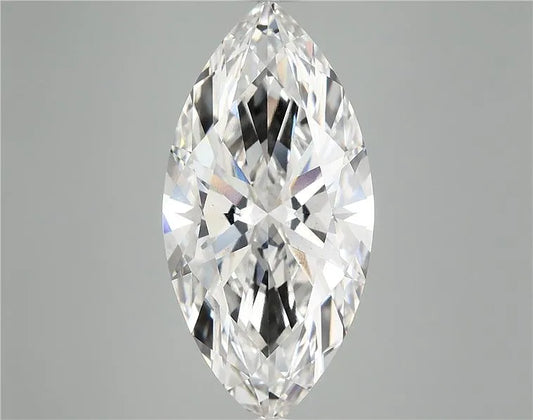 6.51ct Marquise Lab Grown Diamond (Colour F, Clarity VS2, IGI Certified)