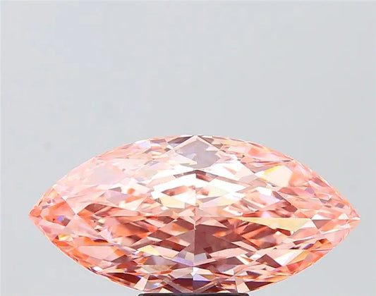 5.75ct Marquise Lab Grown Diamond (Colour Fancy Vivid Pink, Clarity VS1, IGI Certified)